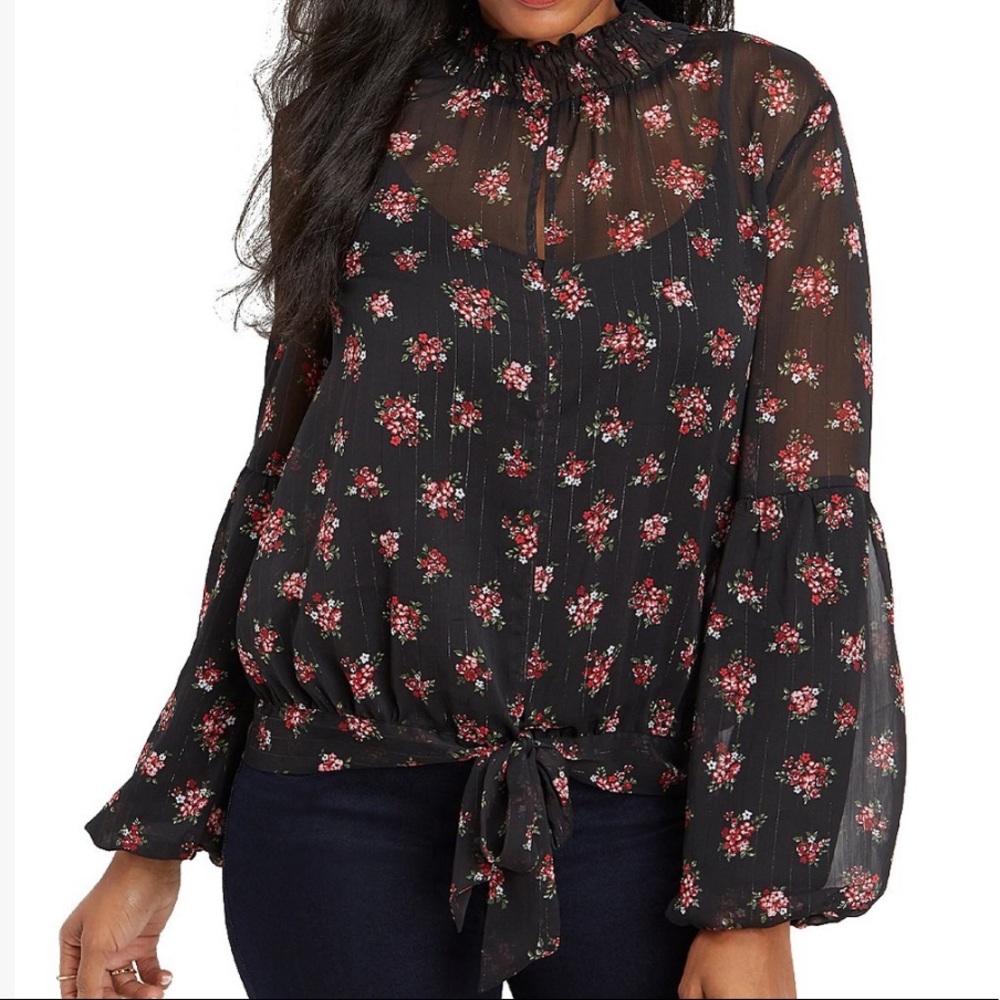 Maurice’s floral blouse